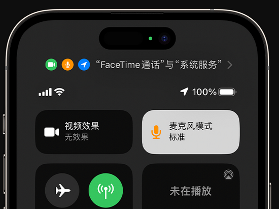 海棠苹果授权维修网点分享iPhone在通话时让你的声音更清晰 