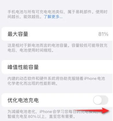 海棠苹果15维修分享iPhone15充电到80%就充不进电了怎么办 