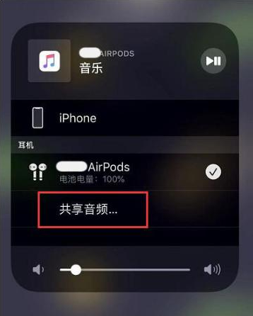 海棠苹果14音频维修点分享iPhone14音频共享设置方法 