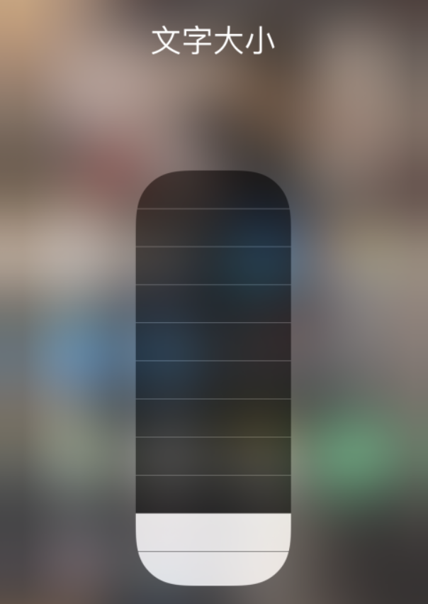 海棠苹果手机维修分享小技巧：在 iPhone 控制中心快速调节字体大小 